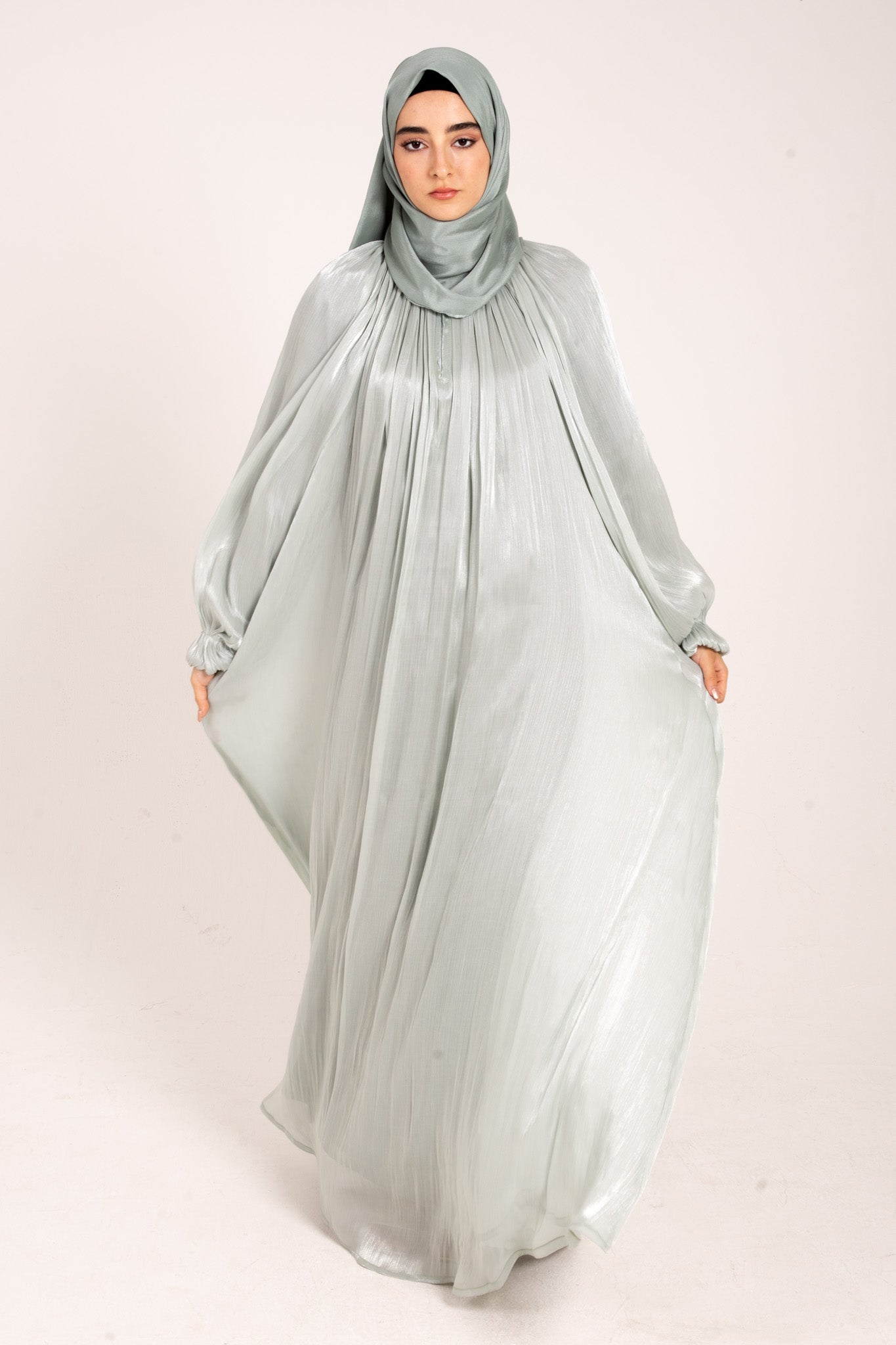 perfect green dress Sage Chiffon Hijab main image 1