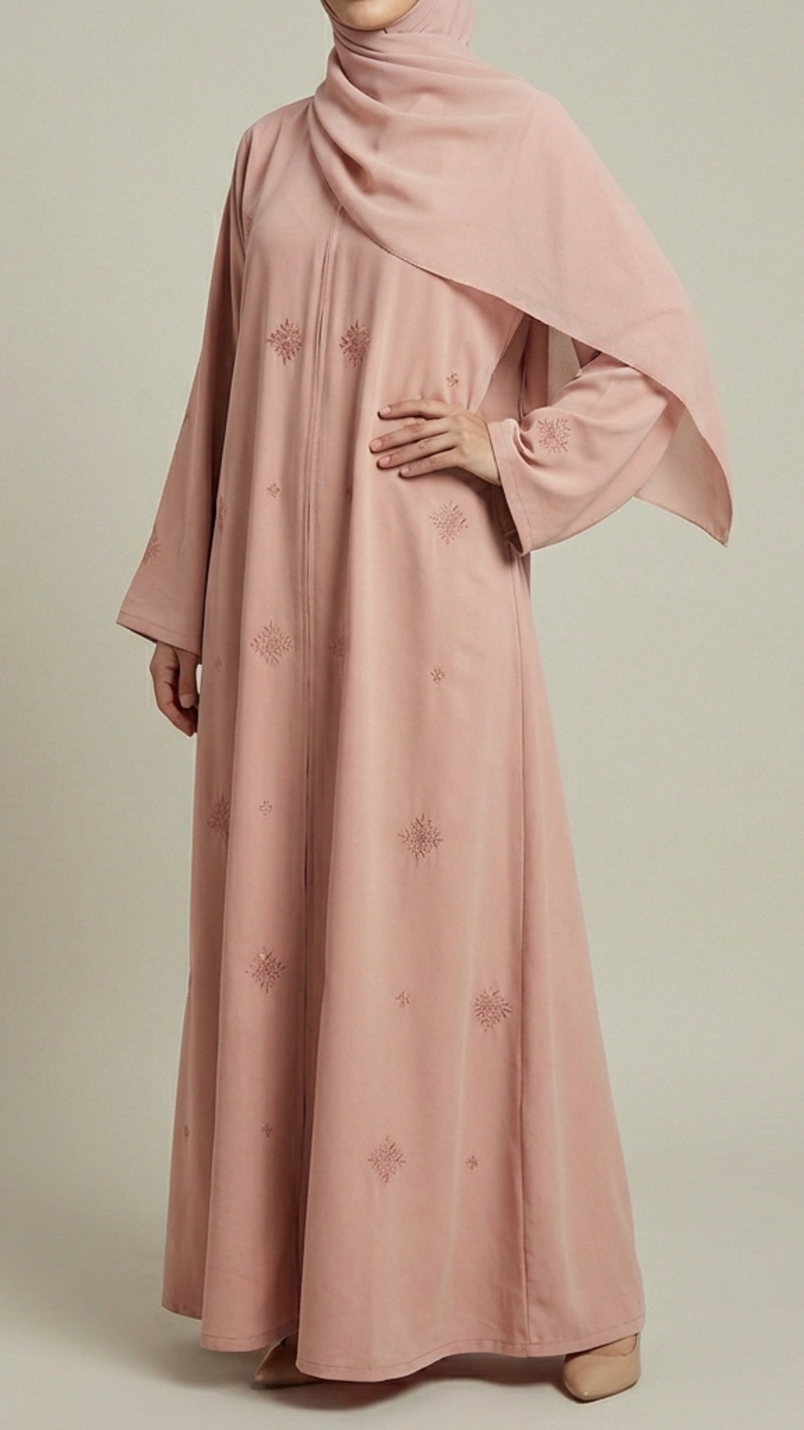 sachin and babi light blue dress Rose Plain Abaya @$53.00 main image 0