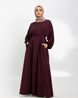 Maroon Essential Abaya
