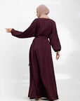 Maroon Essential Abaya
