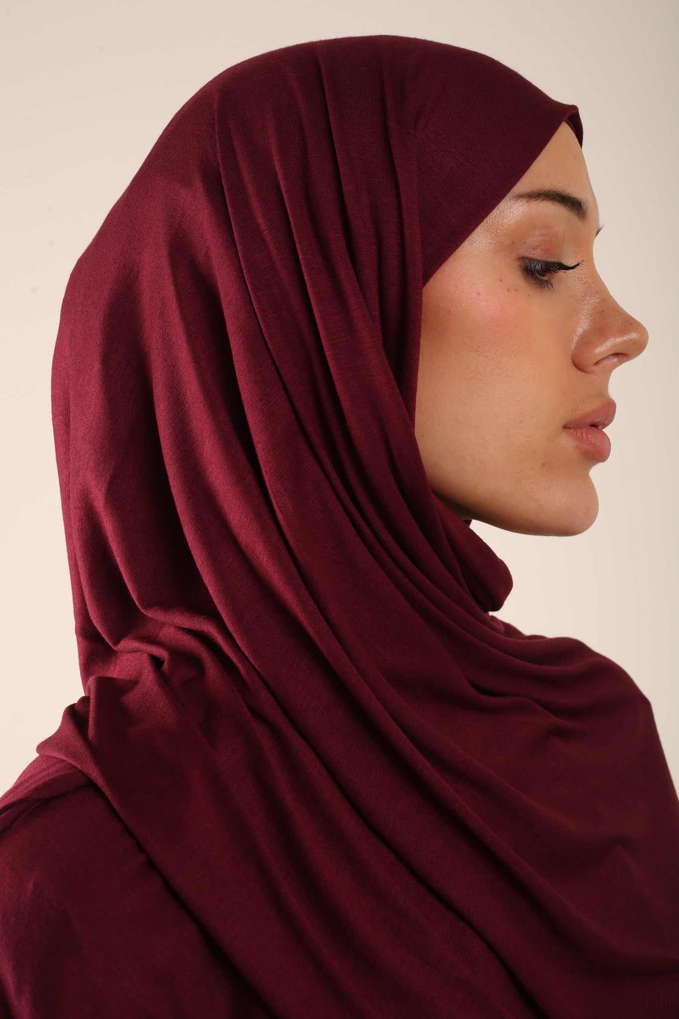 Maroon Partywear Chiffon Hijab main image 0