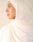 White Jersey Hijab