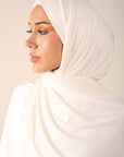 White Jersey Hijab