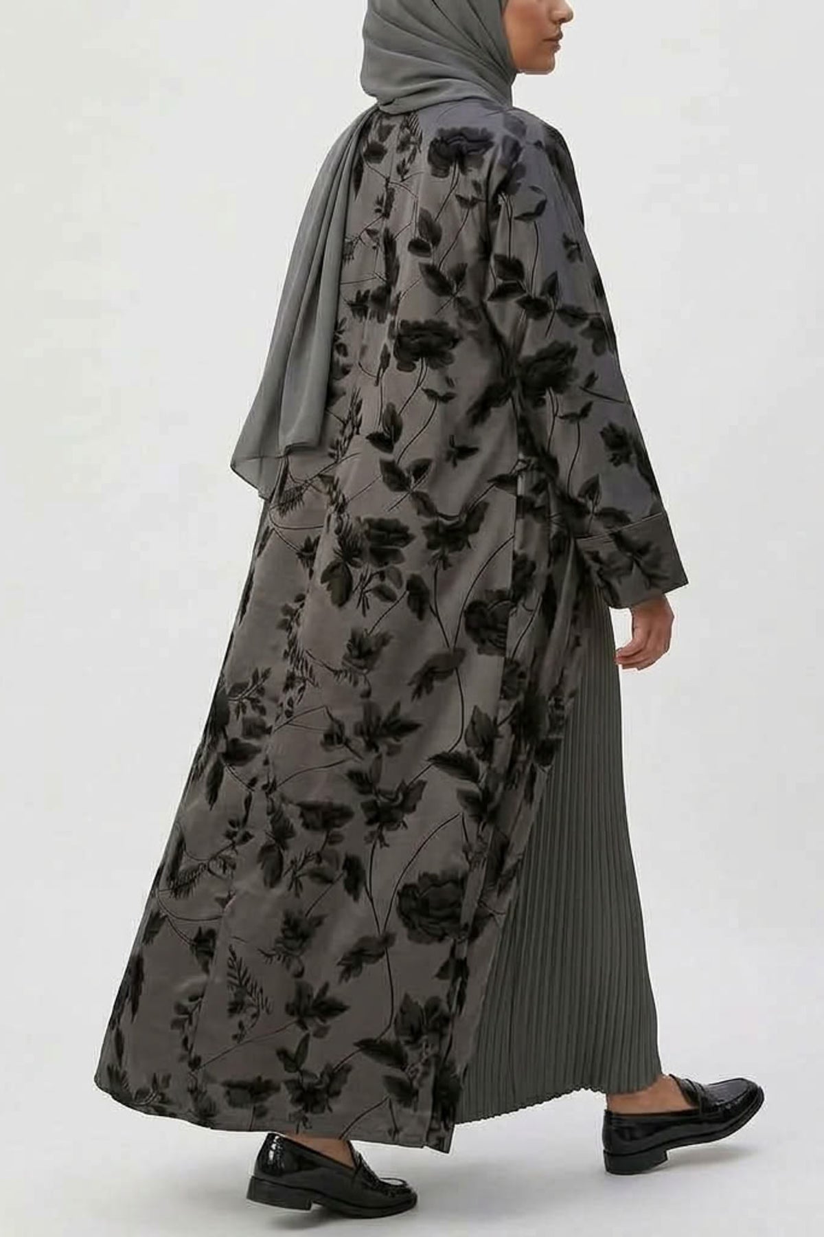 Layali Floral Abaya Set