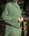 Limited Edition, Sage Green Kimono Abaya