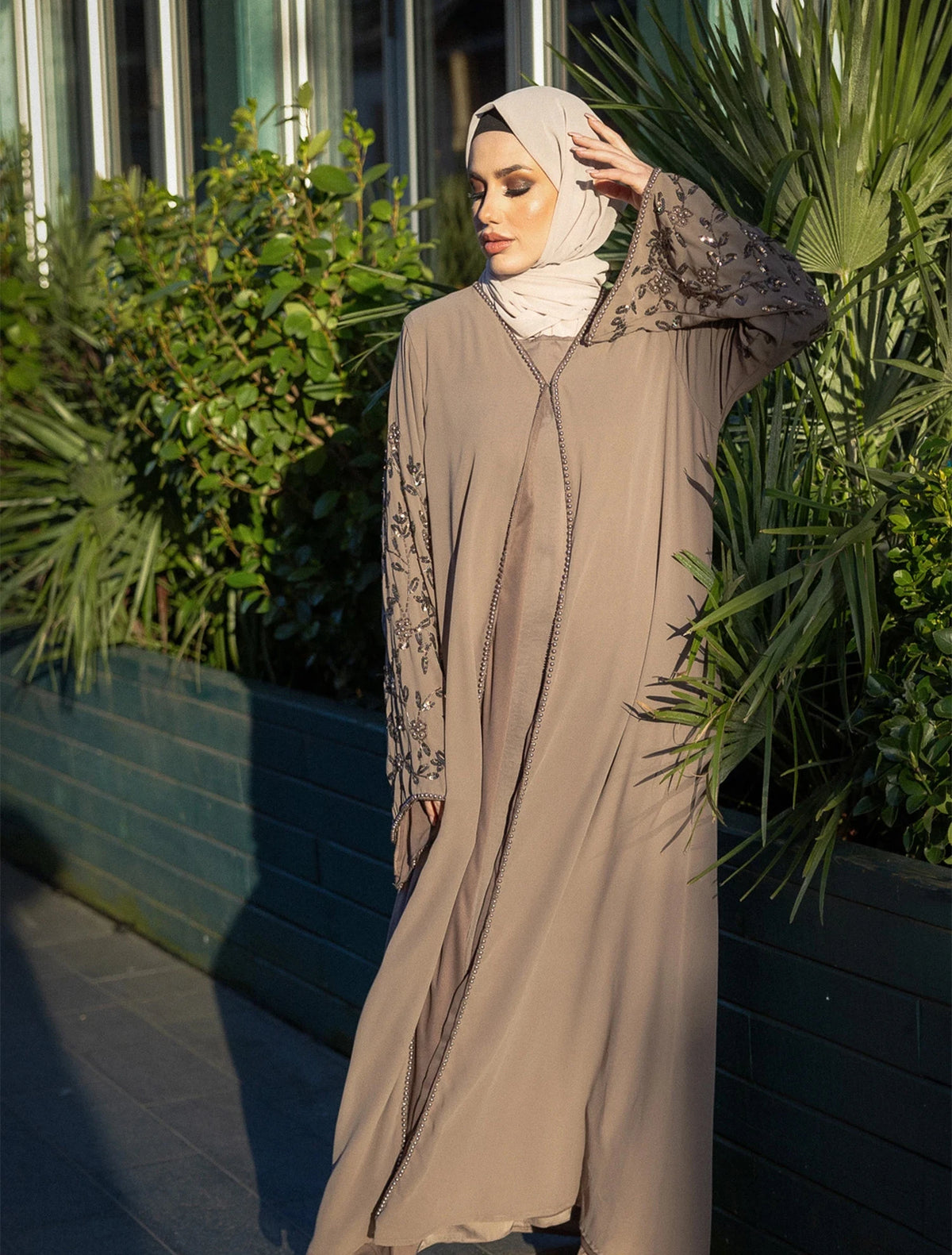 Limited Edition, Mocha Kimono Abaya