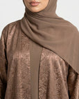 Brown Metallic Abaya