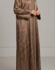 Brown Metallic Abaya