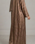 Brown Metallic Abaya