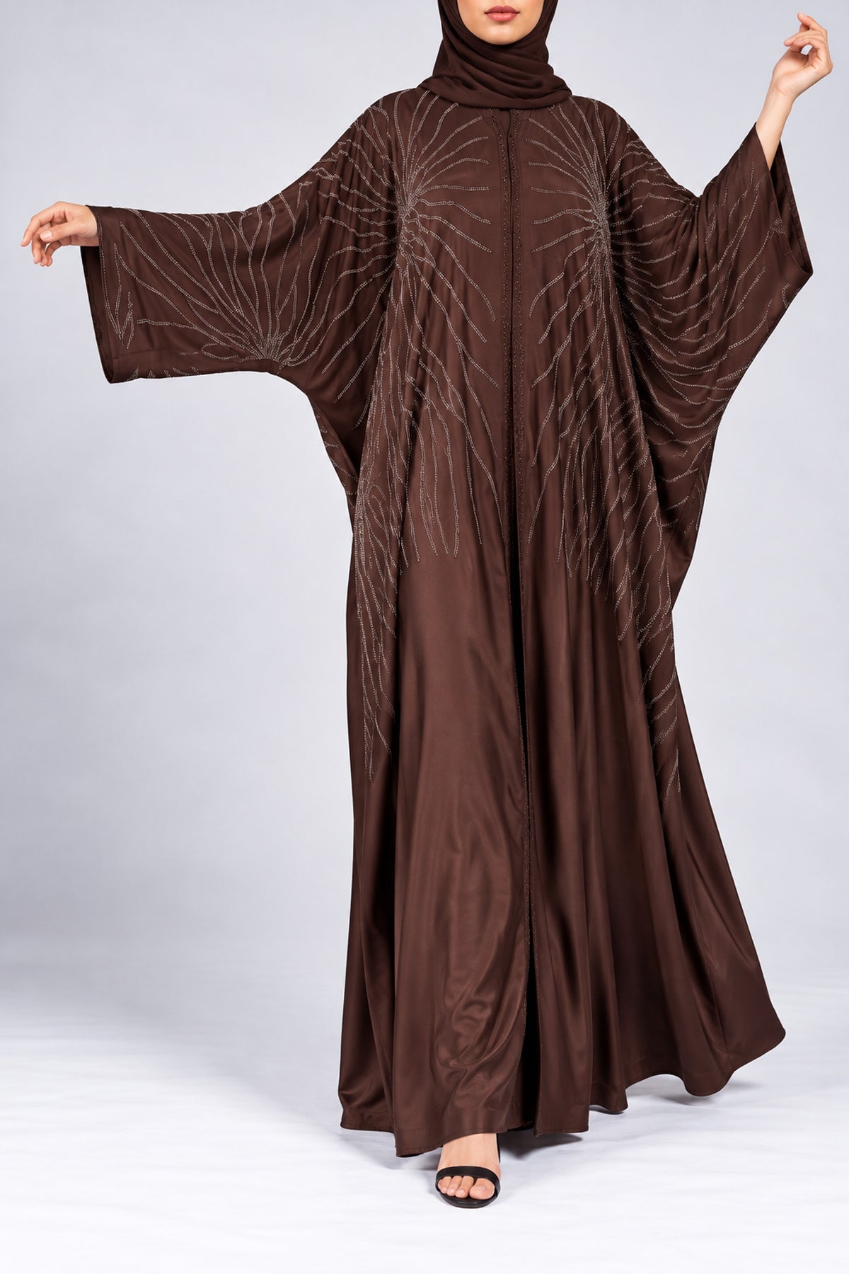 Chocolate Brown Shimmer Farasha