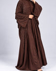 Chocolate Brown Shimmer Farasha