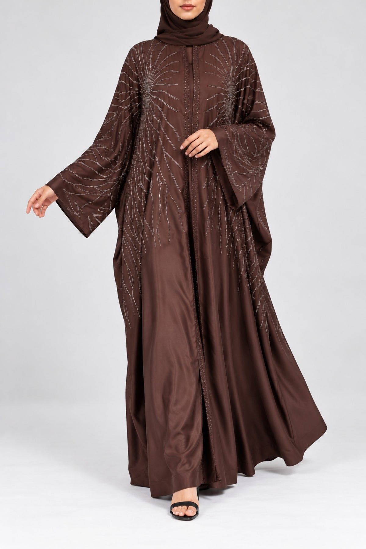 Chocolate Brown Shimmer Farasha