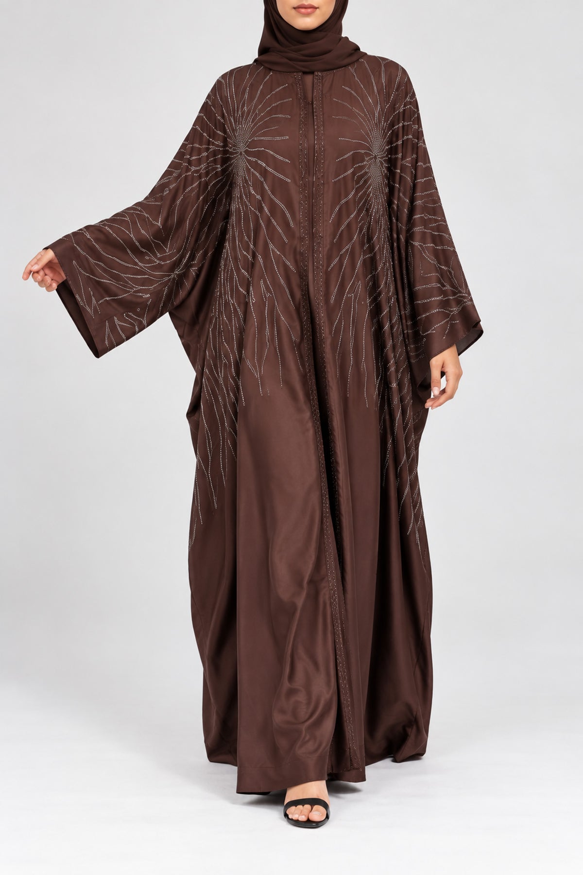 Chocolate Brown Shimmer Farasha