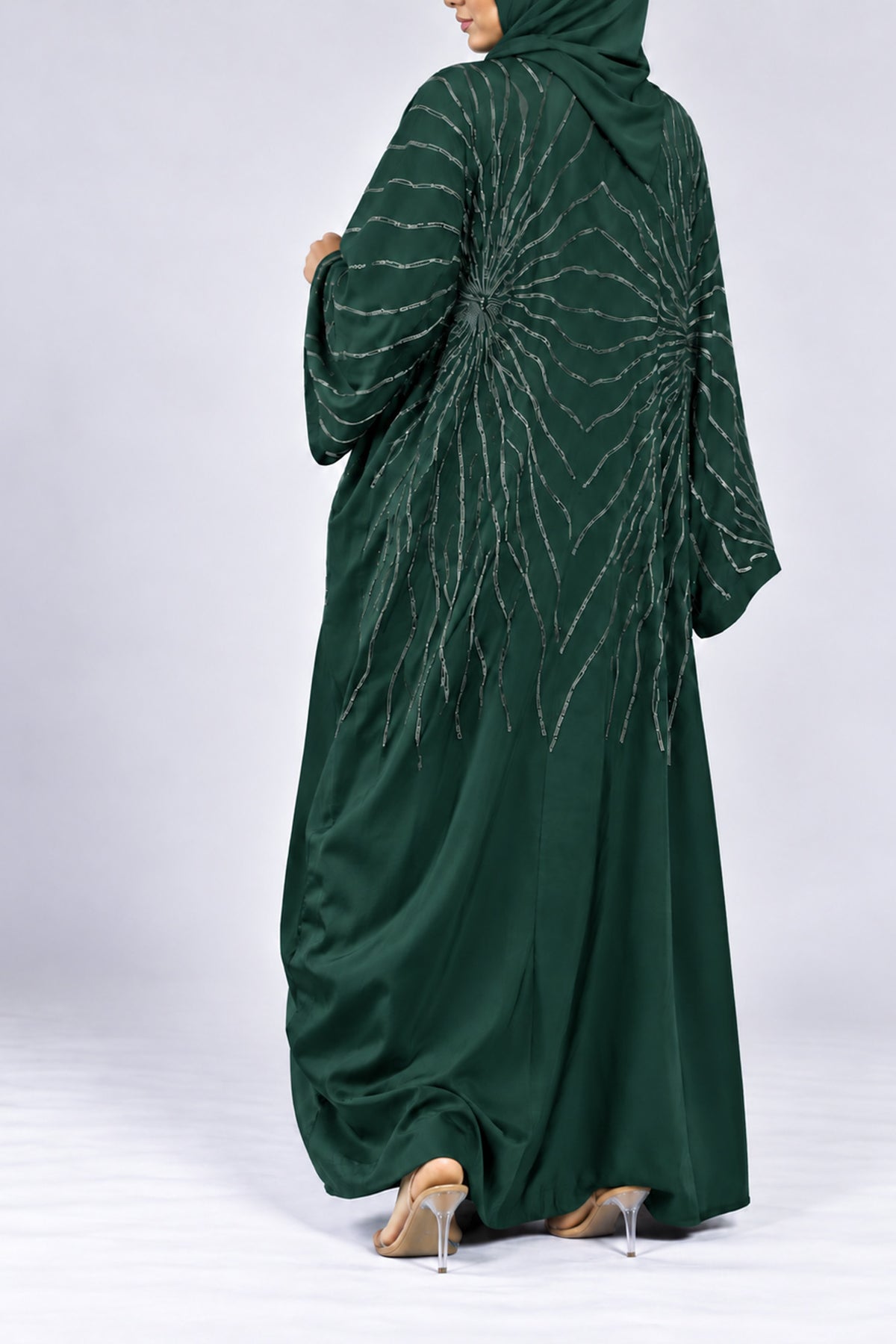 Emerald Green Shimmer Farasha