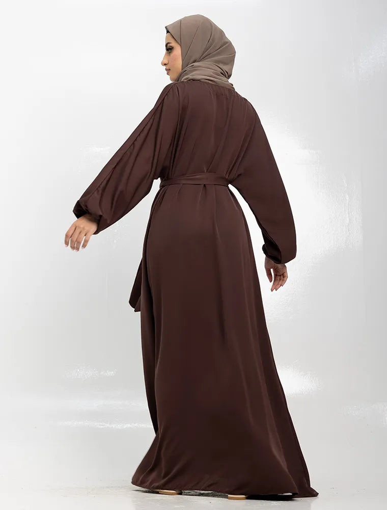 Chocolate Essential Abaya