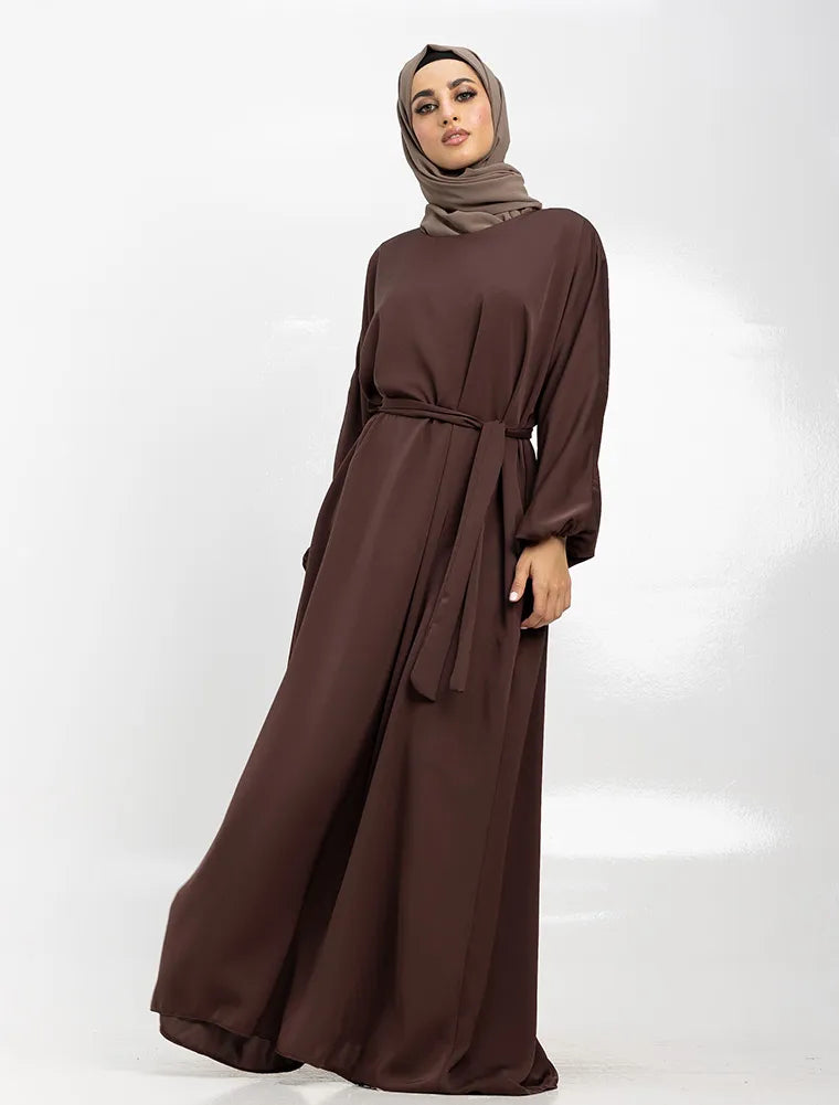 Chocolate Essential Abaya