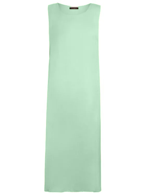 Mint Green Sleeveless Slip Dress Anaqa Inspired Mint Green Sleeveless Slip Dress Anaqa Inspired