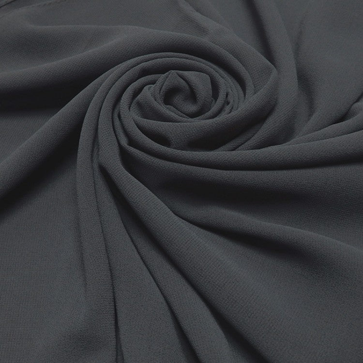 Chiffon Hijab - Charcoal